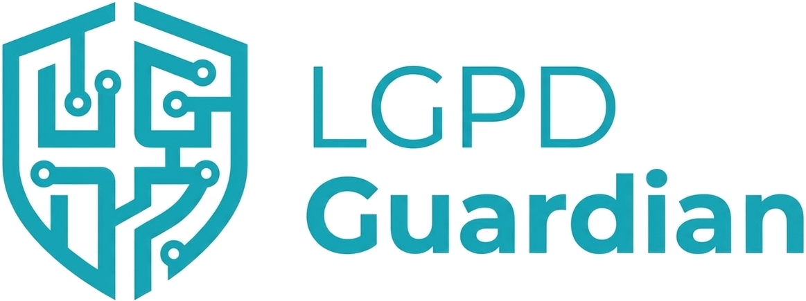 Logo LGPD Guardian em azul-petróleo.